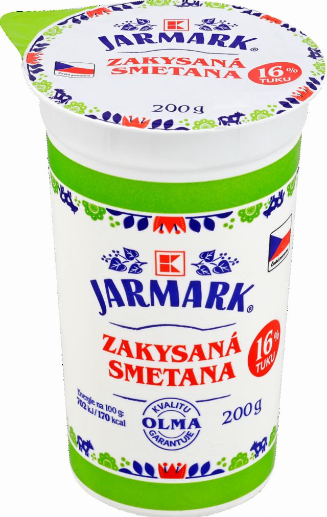K Jarmark Kysaná smetana 16 % v akci