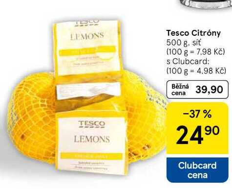 Tesco Citróny, 500 g