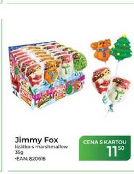 Jimmy Fox lízátko s marshmallow 35g