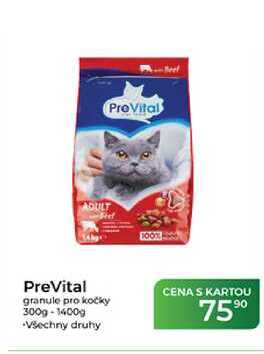 PreVital granule pro kočky 300g-1400g