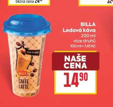 BILLA Ledová káva 200 ml