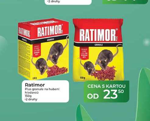Ratimor Plus granule na hubeni hlodavcům 150g