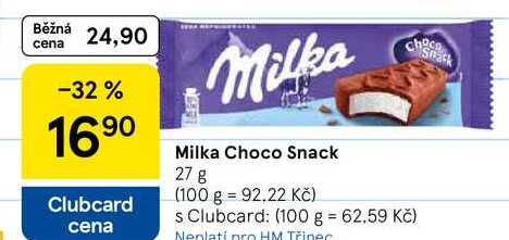 Milka Choco Snack, 27 g 