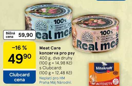 Meat Care konzerva pro psy, 400 g