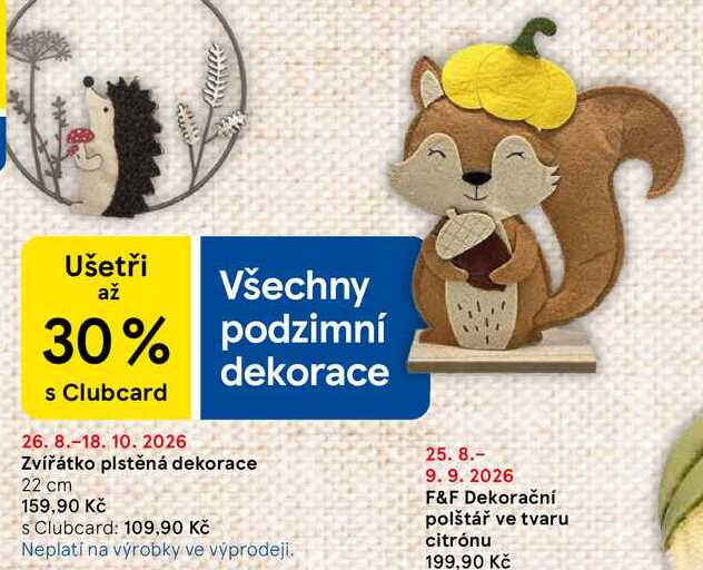 Zvířátko plstěná dekorace 22 cm