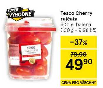 Tesco Cherry rajčata, 500 g