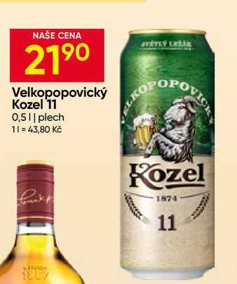 Velkopopovický Kozel 11 0,5l plech