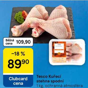 Tesco Kuřecí stehna spodní, 1 kg