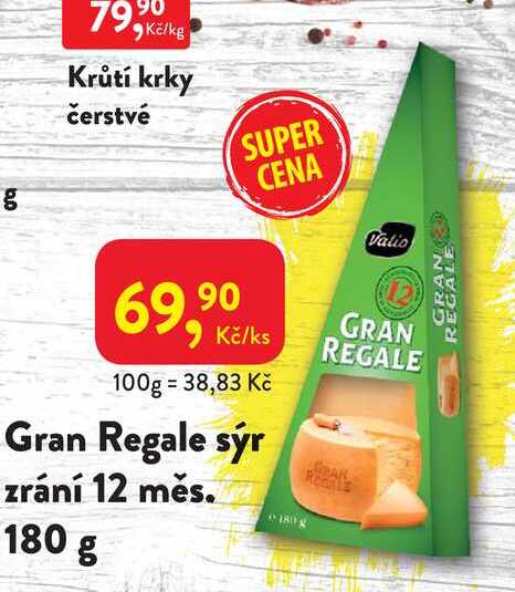 Gran Regale sýr zrání 12 měs. 180 g