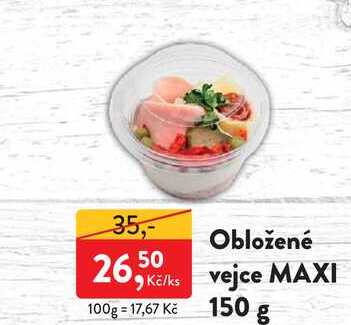 Obložené vejce MAXI 150g 