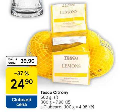 Tesco Citróny, 500 g. síť