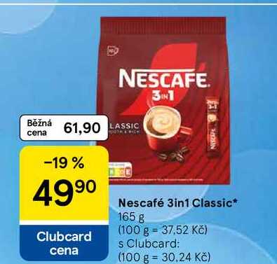 Nescafé 3in1 Classic, 165 g