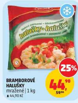 BRAMBOROVÉ HALUŠKY mražené, 1 kg