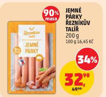 JEMNÉ PÁRKY ŘEZNÍKŮV TALÍŘ, 200 g