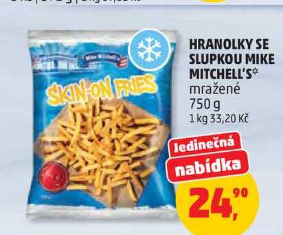 HRANOLKY SE SLUPKOU MIKE MITCHELL'S mražené, 750 g