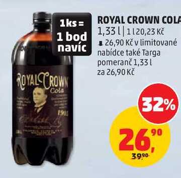 ROYAL CROWN cola, 1,33 l