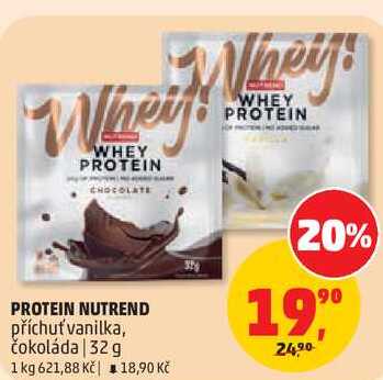 PROTEIN PROTEIN NUTREND příchuť vanilka, 32 g