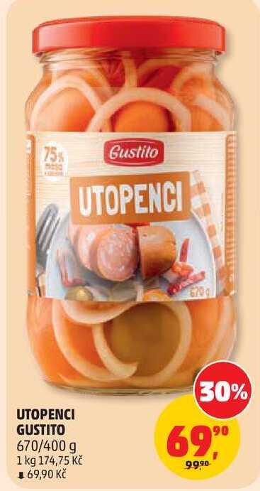 UTOPENCI GUSTITO, 670/400 g
