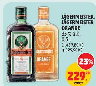 JÄGERMEISTER ORANGE 35% alk., 0,5 l