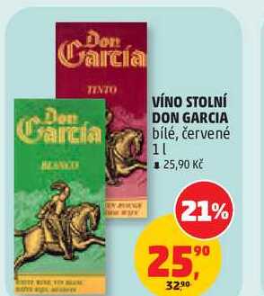 VÍNO STOLNÍ DON GARCIA bílé, 1 l