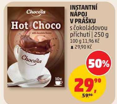 INSTANTNÍ NÁPOJ V PRÁŠKU s čokoládovou příchutí, 250 g