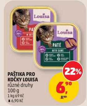 PAŠTIKA PRO KOČKY LOUISA různé druhy, 100 g 
