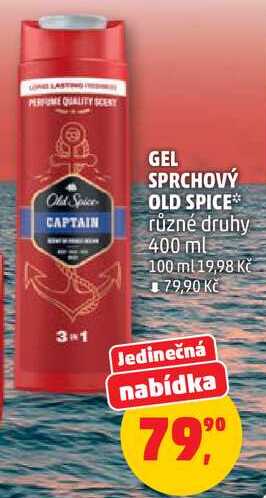 GEL SPRCHOVÝ OLD SPICE různé druhy, 400 ml  