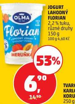 FLORIAN 2,2% tuku, různé druhy, 150 g