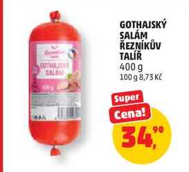 GOTHAJSKÝ SALÁM ŘEZNÍKŮV TALÍŘ, 400 g