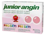 JUNIOR-ANGIN PRO DĚTI 24 pastilek