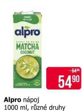 Alpro nápoj 1000 ml, různé druhy