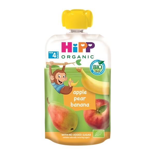 HiPP iS BIO 100% ovoce Jablko-Hruška-Banán