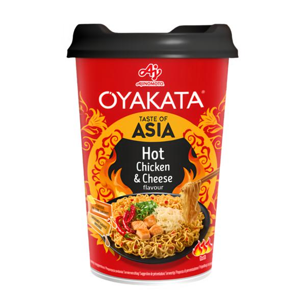Oyakata Instantní asijské nudle s příchutí Hot Chicken & Cheese