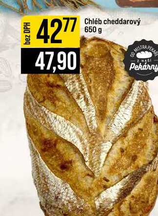 Chléb cheddarový 650 g 