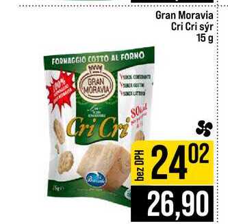 Gran Moravia Cri Cri sýr 15 g