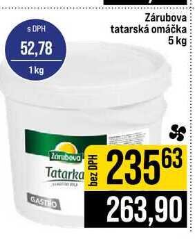 Zárubova tatarská omáčka 5 kg