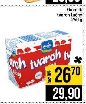 Ekomilk tvaroh tučný 250 g