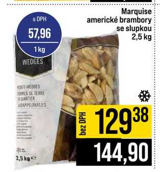 Marquise  americké brambory se slupkou 2,5 kg 