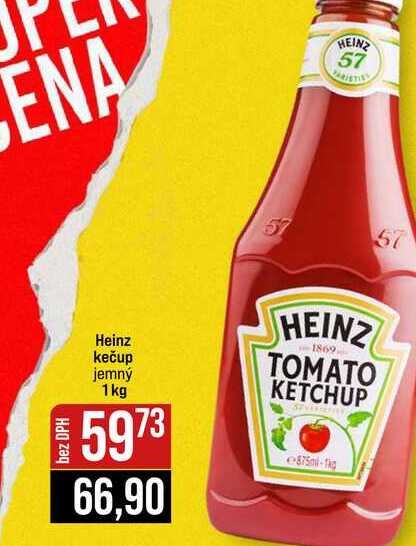 Heinz kečup jemný 1kg