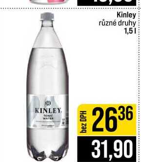 Kinley různé druhy 1,5l