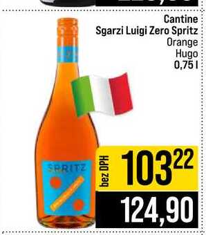 Cantine Sgarzi Luigi Zero Spritz Orange Hugo 0,751