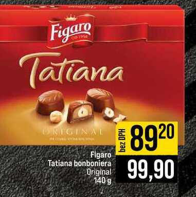 Figaro Tatiana bonboniera Original 140 g