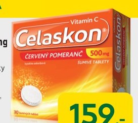 Celaskon® ČERVENÝ POMERANČ 500 mg 00 30 šumivých tablet