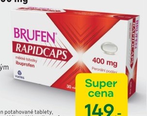 BRUFEN® Rapidcaps 400 mg 30 měkkých tobolek