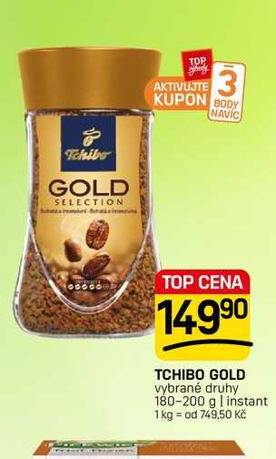 TCHIBO GOLD vybrané druhy 180-200 g | instant