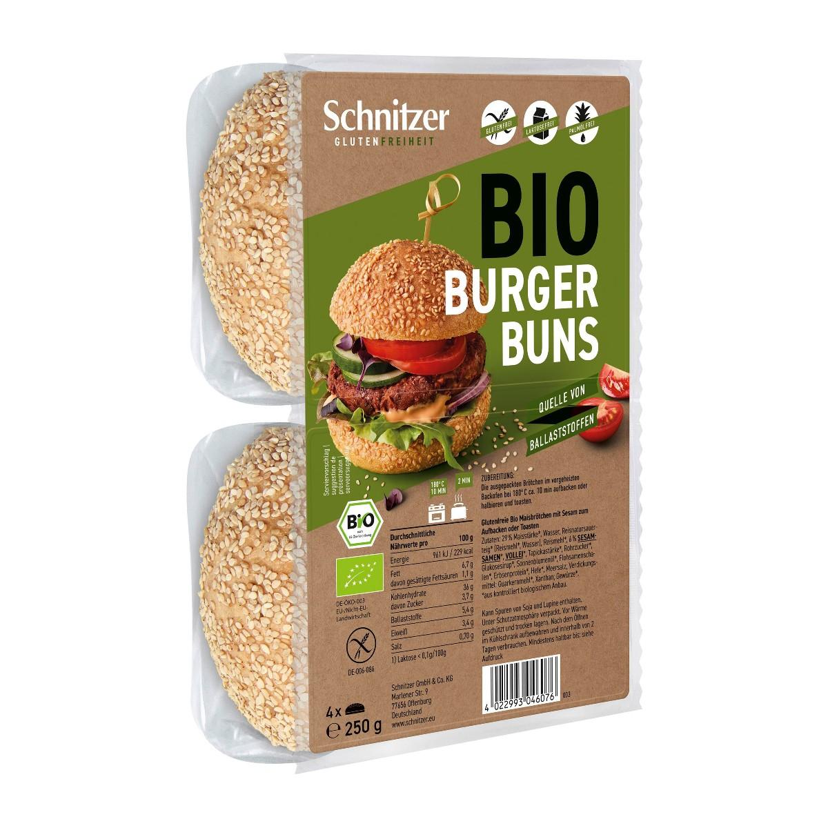 Schnitzer BIO Housky na burger, 250 g