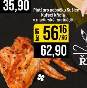 Kuřecí křídla v maďarské marinádě 1kg