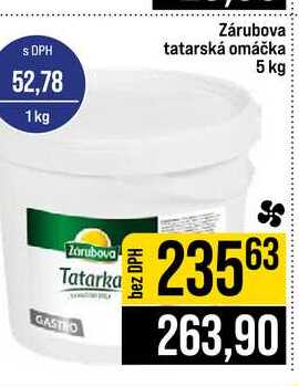 Zárubova tatarská omáčka 5 kg