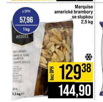 Marquise americké brambory se slupkou 2,5 kg