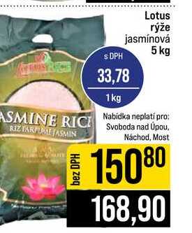 Lotus rýže jasmínová 5 kg 